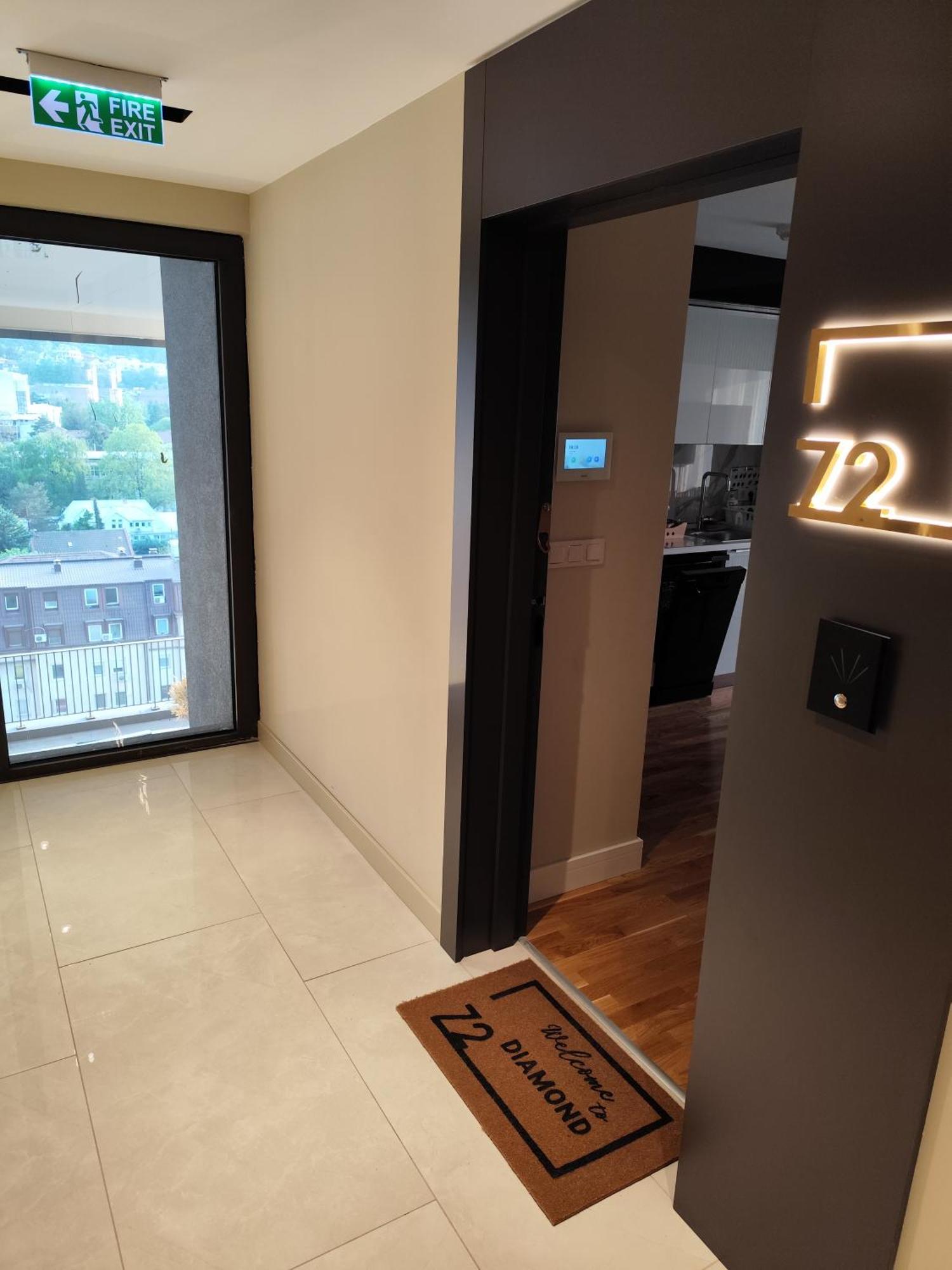 Diamond 72 Apartment , Skopje City - Center, Diamond Residences, Free Parking Exteriör bild